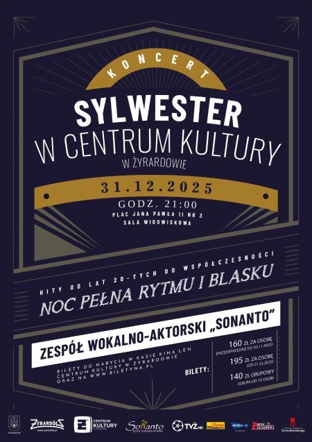 Centrum Kultury w Żyrardowie, Noc pełna rytmu i blasku, zespół wokalno-aktorski "Sonanto"